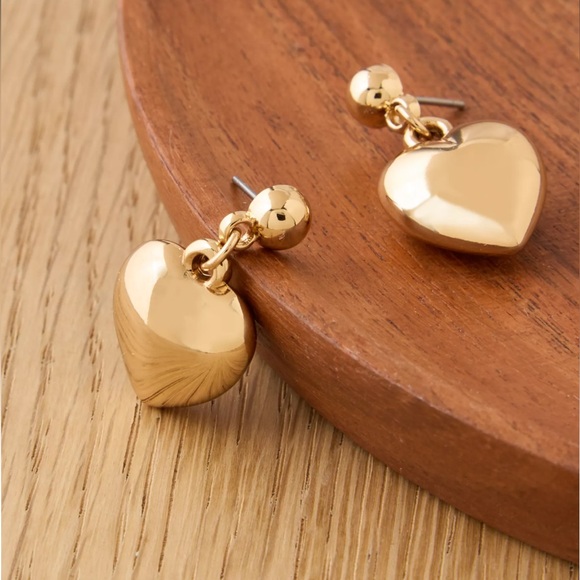 NWT American Eagle Heart Dangly Earrings - Picture 1 of 4